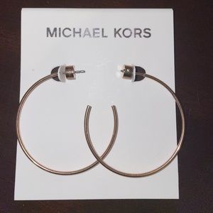 Michael Kors Gold Hoop Earrings